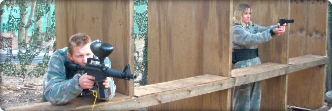 Paintball target range