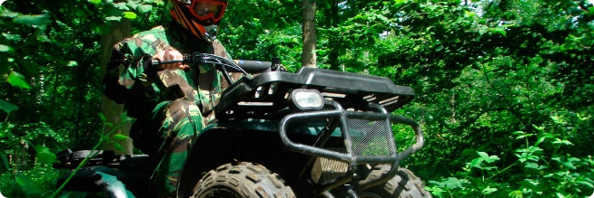 Quad biking